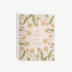 Birthday Dandelions Card
