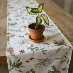 Boughs + Berries Organic Table Runner - 98