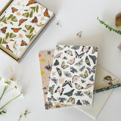 Butterfly Kisses Card : Slate