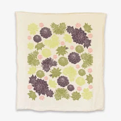 Chicks + Hens Succulent Towel - Natural