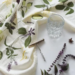 Cocktail Herbs Towel