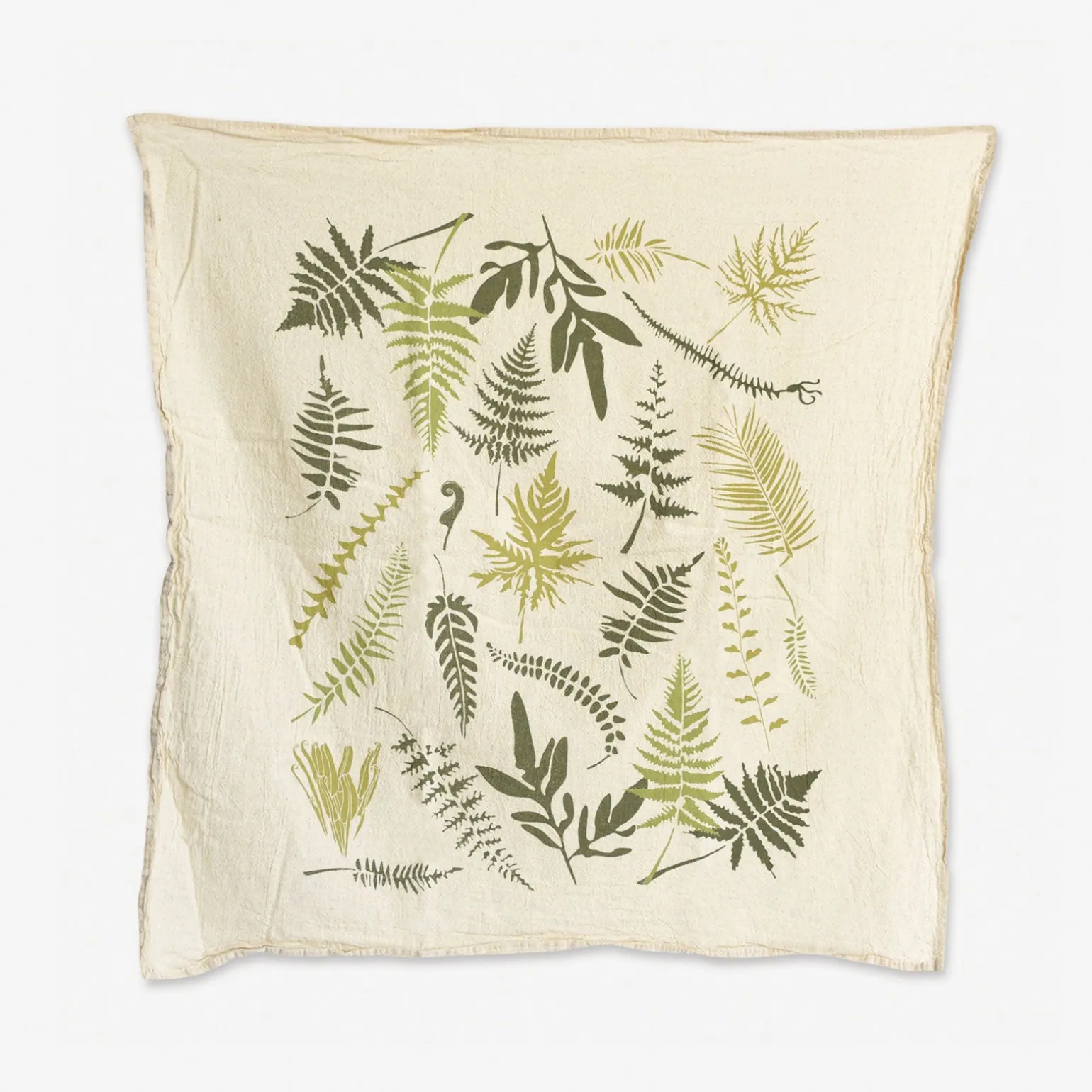 Endangered Ferns Towel - Natural