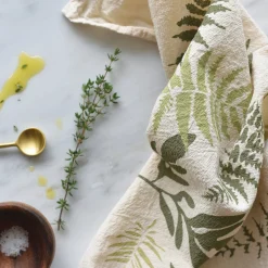 Endangered Ferns Towel - Natural