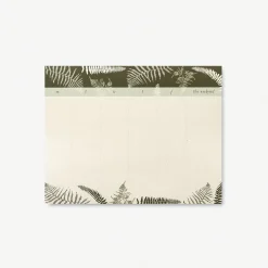 Fronds Desk Pad : Weekly