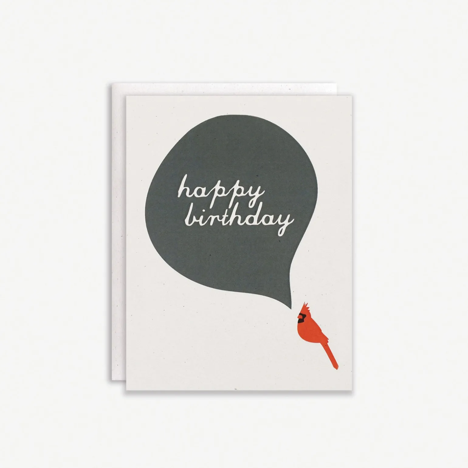 Happy Birthday Card : Cardinal