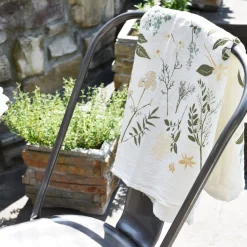 Herbal Tea Garden Towel
