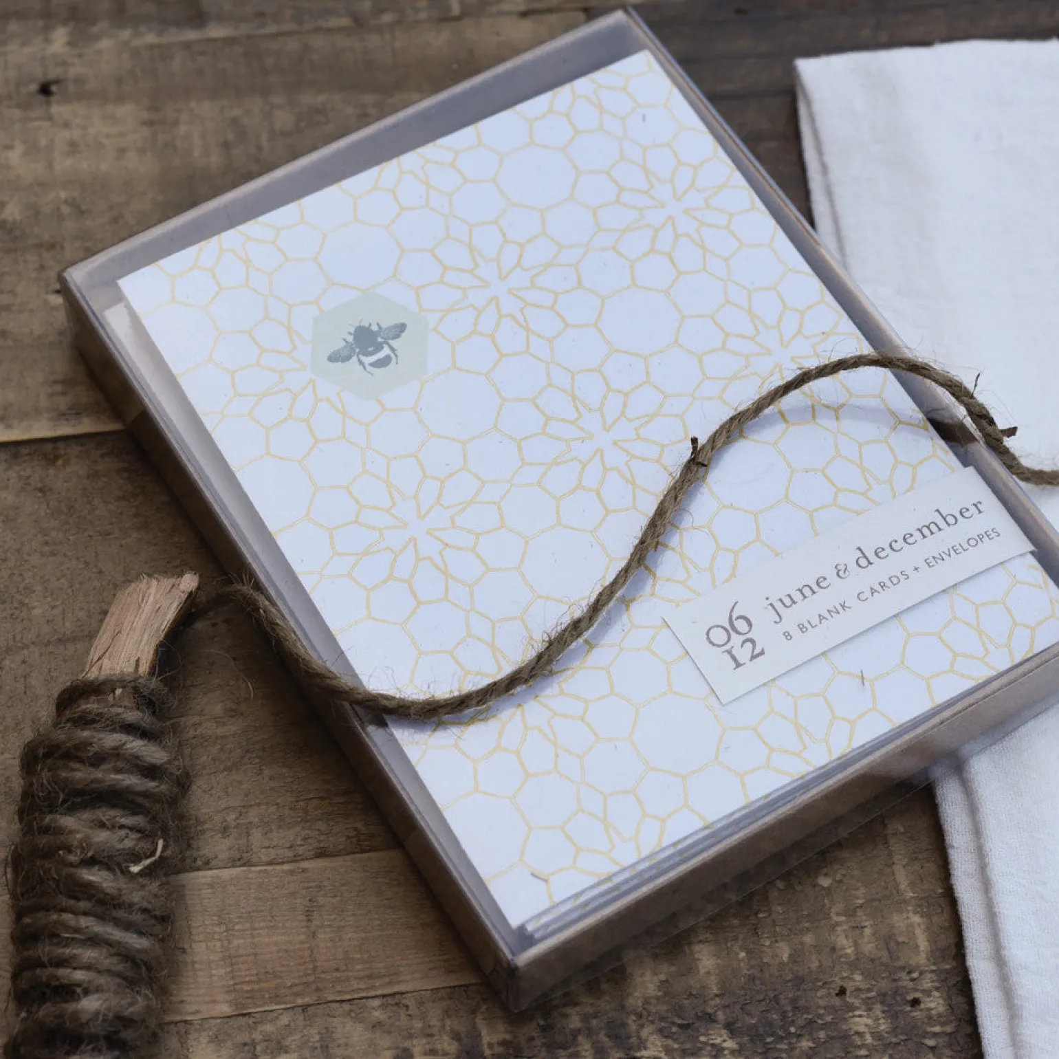 Honeycomb Flowers Card