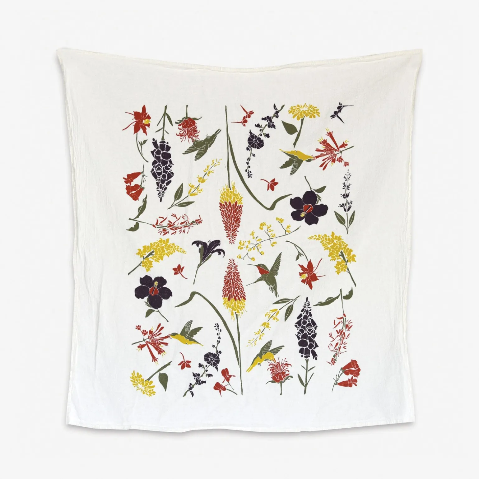 Hummingbird Garden Towel