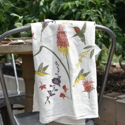 Hummingbird Garden Towel