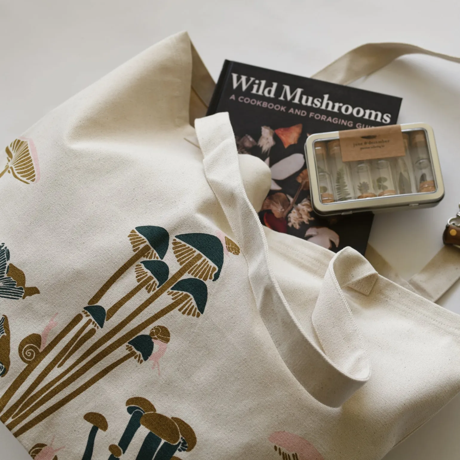 Mushroom Organic Canvas Tote