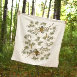 Night Owls Towel - Natural