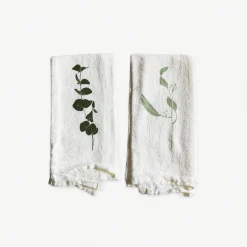 Silver Drop + Seeded Eucalyptus Napkins