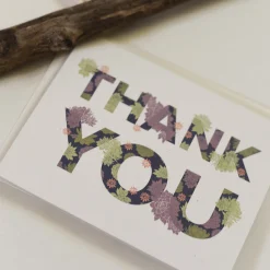 Succulent Thank You Card