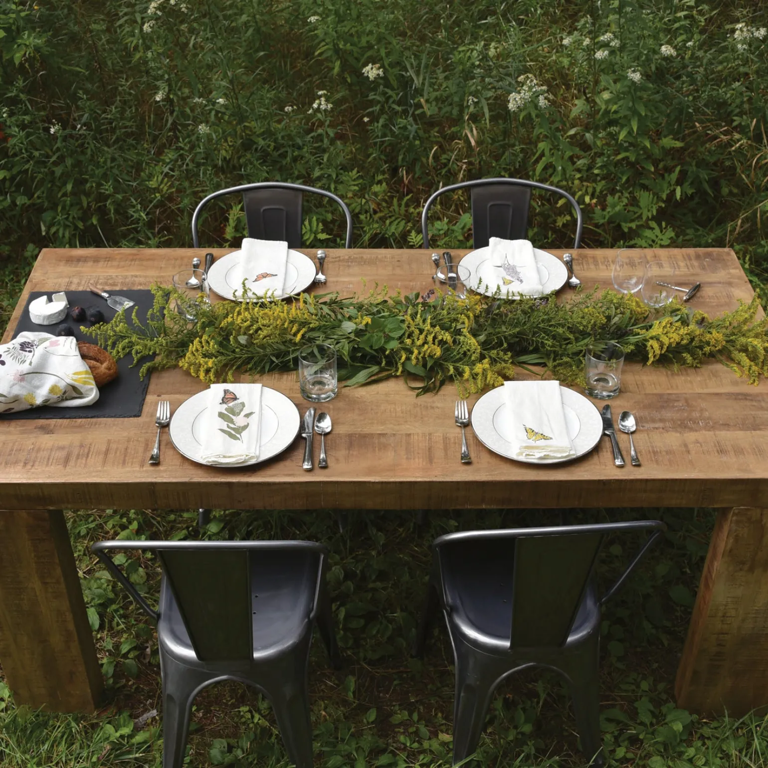 Swallowtails + Monarchs Napkins