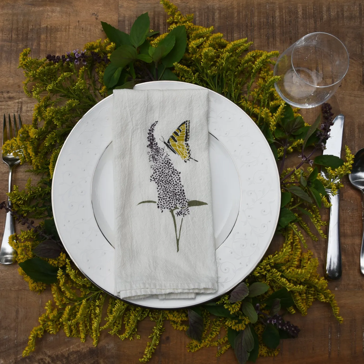 Swallowtails + Monarchs Napkins