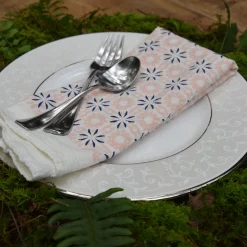 Vintage Pink Chicory Napkins