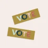 VOTE Sticker : 3x9 Bumper