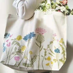 Wildflower Organic Canvas Tote