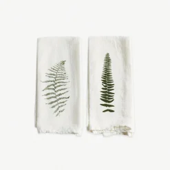 Wood Fern + Resurrection Fern Napkins