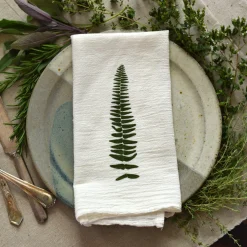 Wood Fern + Resurrection Fern Napkins